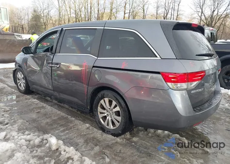 2014 Honda Odyssey Ex from USA, damaged, VIN 5FNRL5H48EB121564